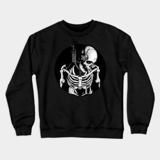 suicide skull Crewneck Sweatshirt